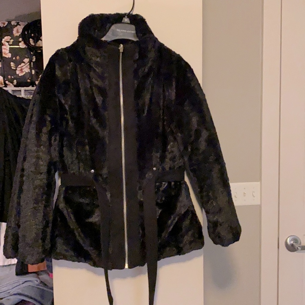 Kids 12-14 faux fur jacket